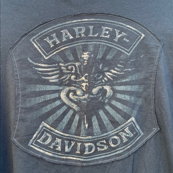 Harley Davidson Black Zipper Women’s Top - Picture 8 of 8